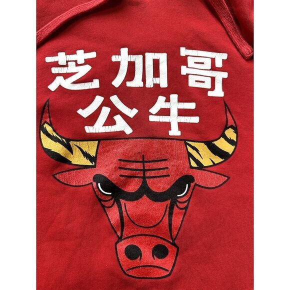 RARE Unisex Chicago Bulls NBA x Hyperfly Red Year of the Tiger Pullover Hoodie - Picture 4 of 10
